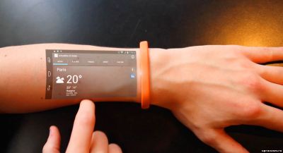Новое устройство превращает вашу руку в сенсорный экран