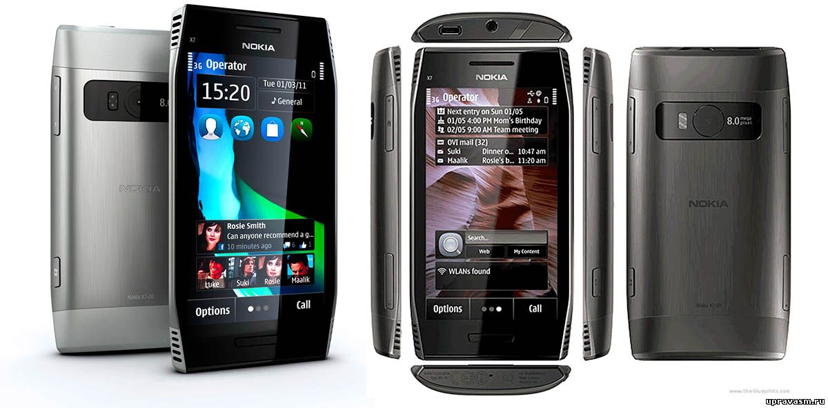 Обзор музыкального смартфона Nokia X7