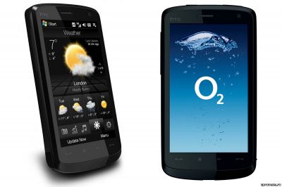Смартфон HTC Blackstone под управлением ОС Windows Mobile 6.1