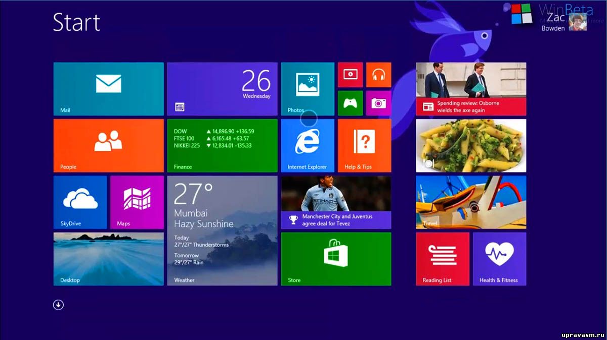 Windows 8.1 Preview: все лучшее — планшетам