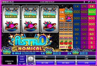 Игровые автоматы Astronomical и Atlantis Slots