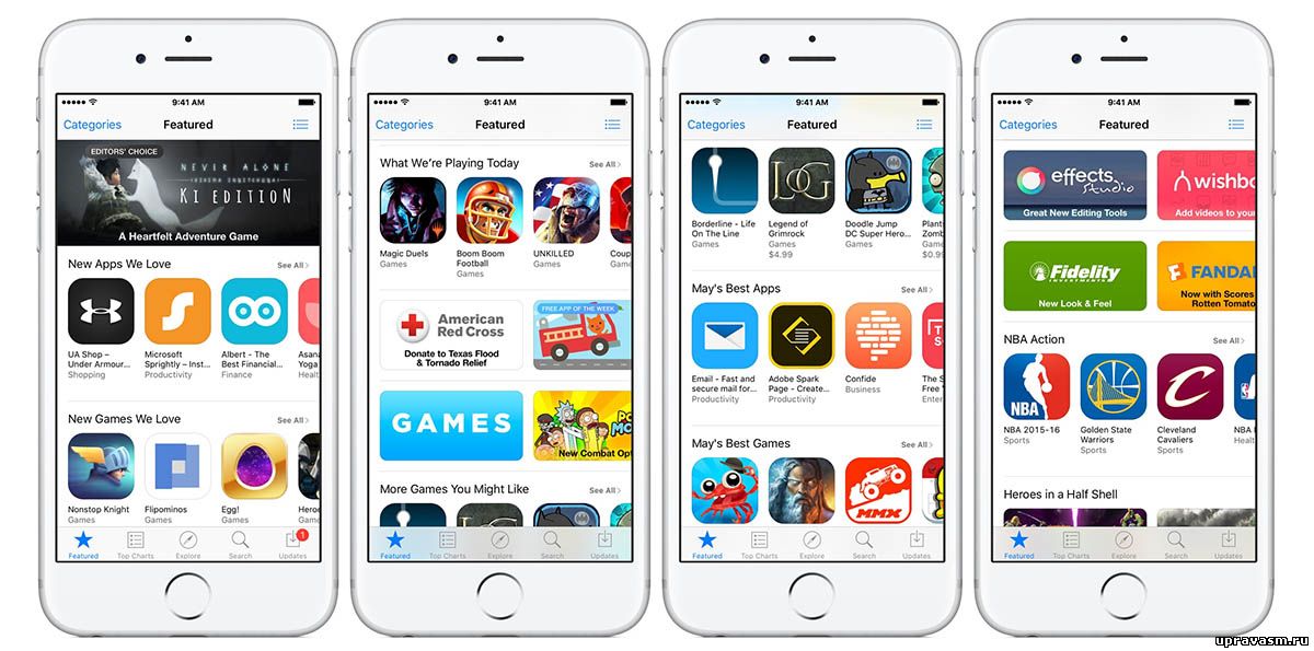 Рост рынка мобильных приложений Apple App Store