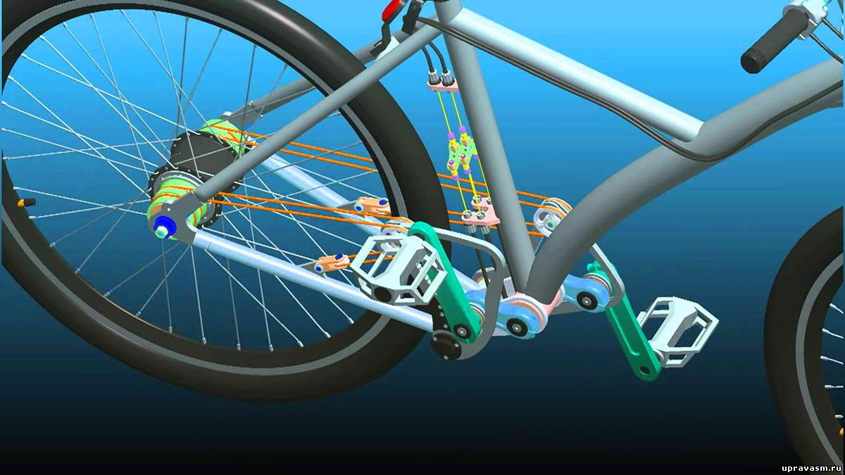 Stringbike – велосипед, приводимый в движение механизмом
