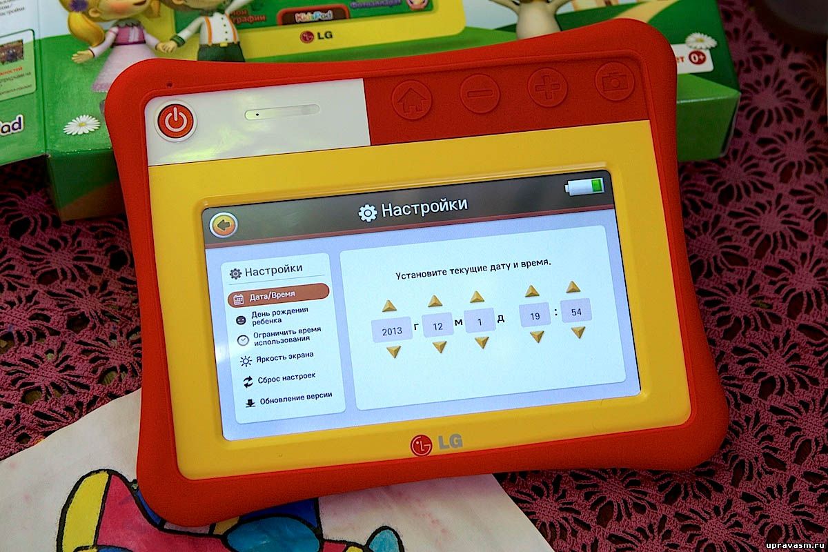 Новинка от LG - планшет для детей KidsPad