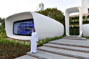 В Дубае заработало напечатанное на 3D-принтере здание