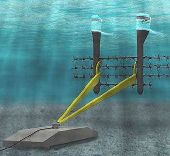 Представлена подводная платформа для выработки энергии от приливов